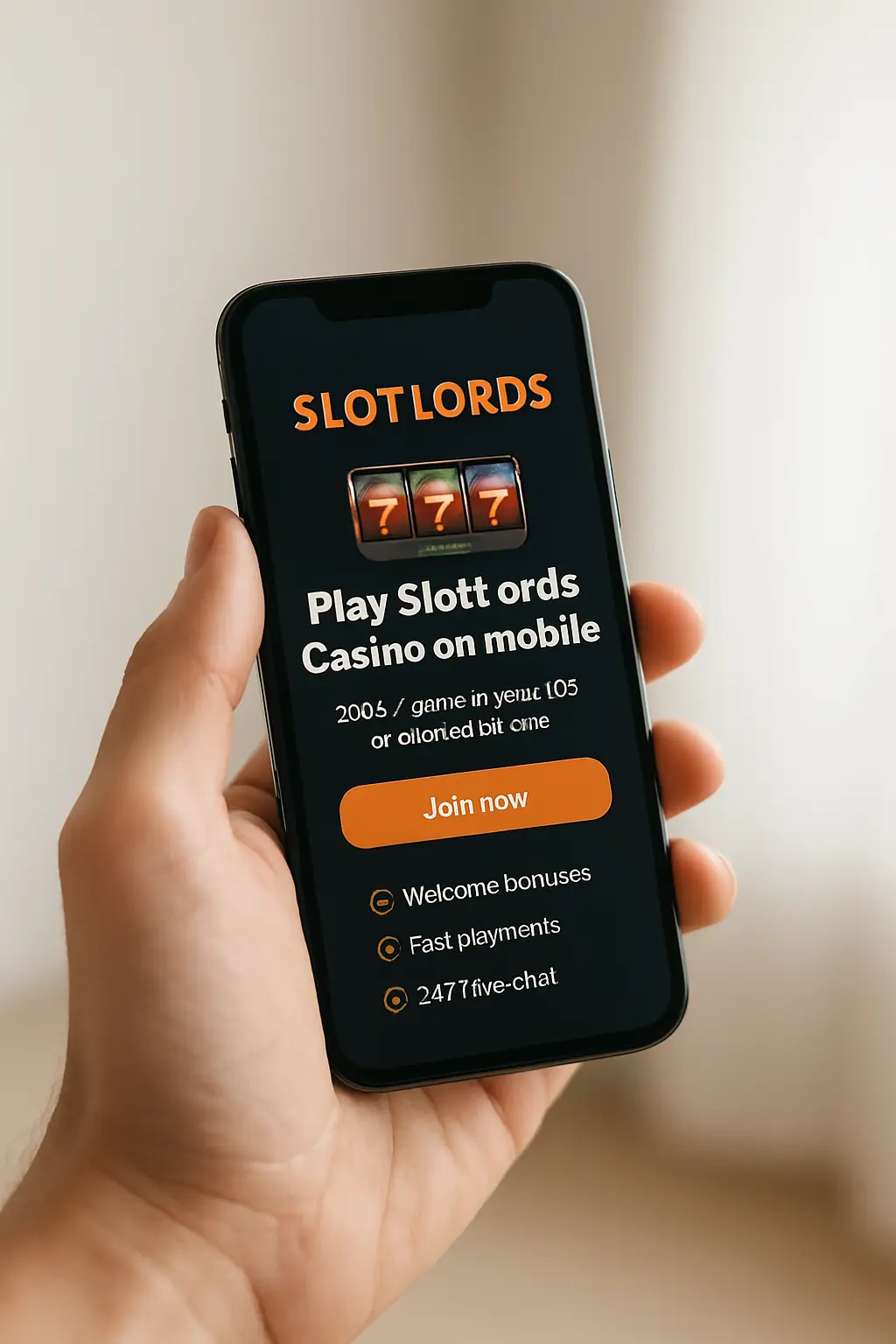 SlotLords Casino Mobile App and Browser Play visual guide for SlotLords Casino